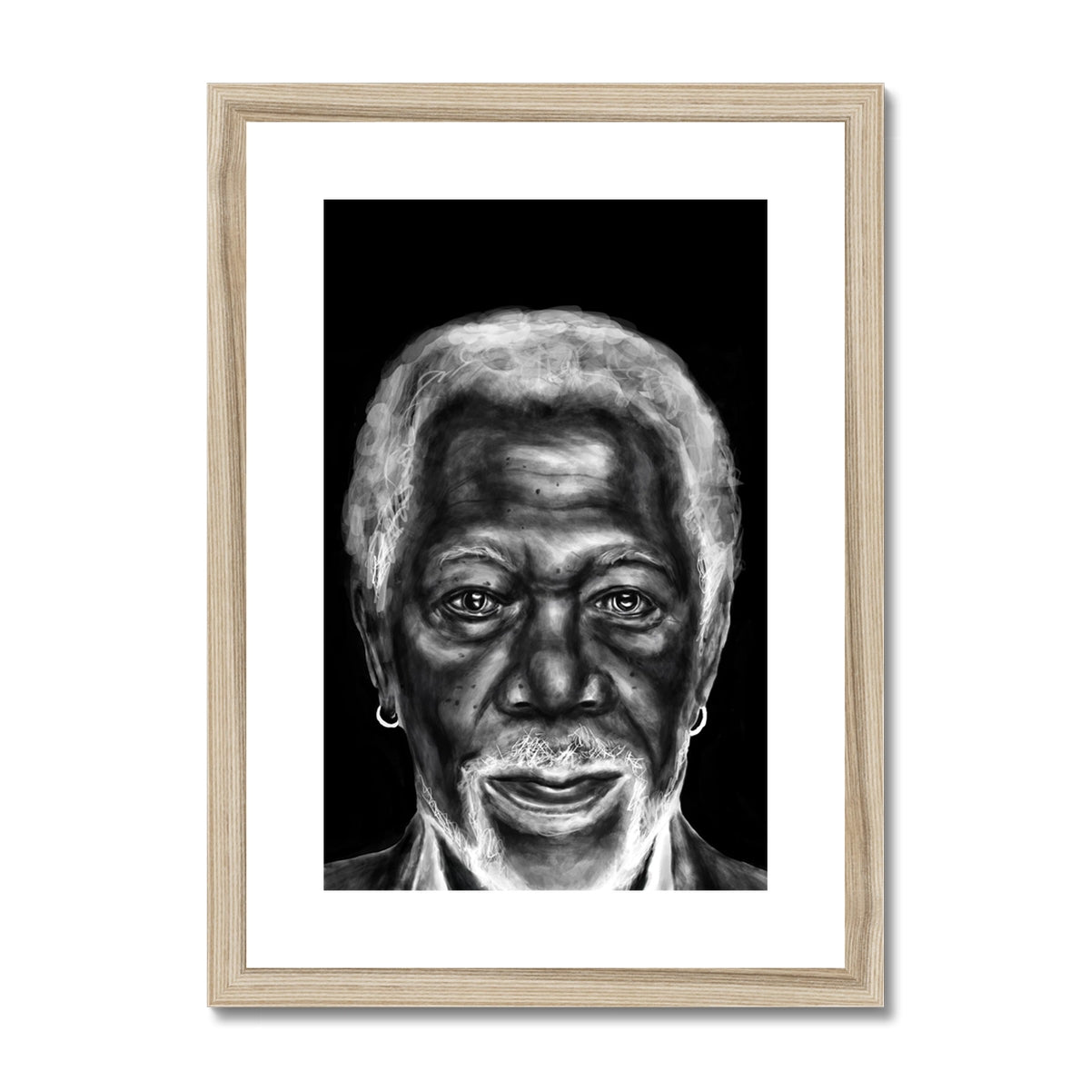 MORGAN FREEMAN Framed & Mounted Print