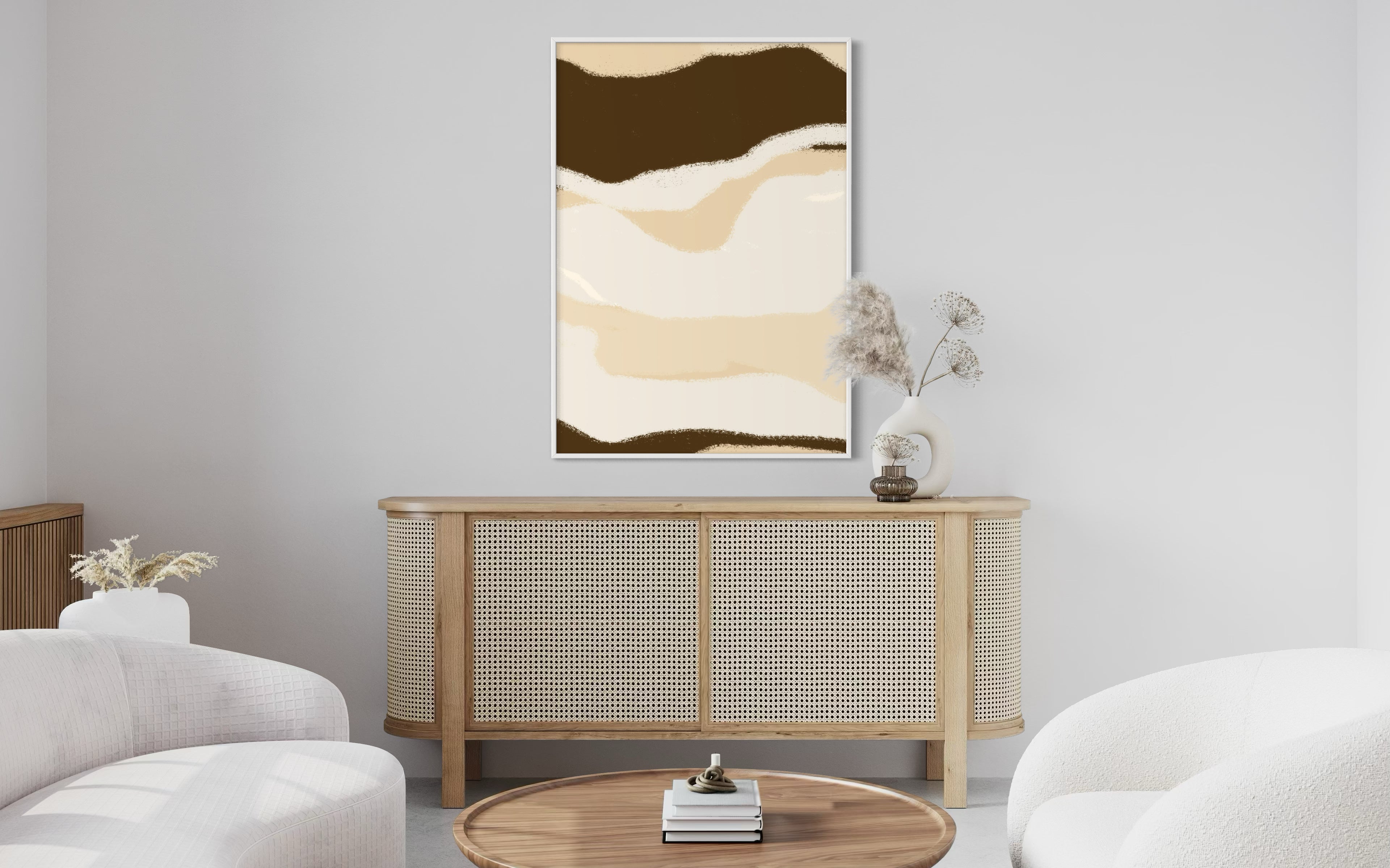 EARTH FLOW FRAMED PRINT