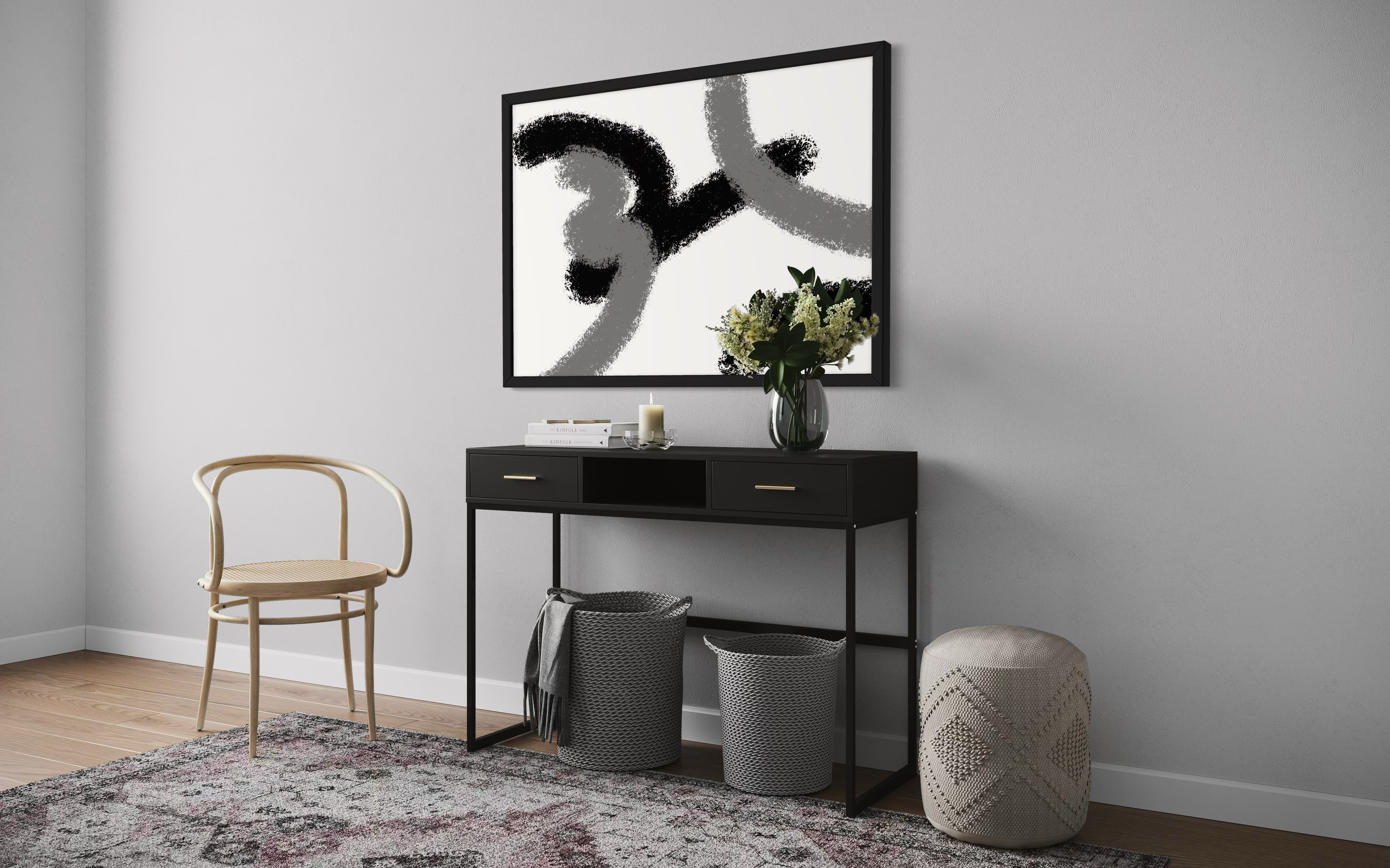 MONO FRAMED PRINT