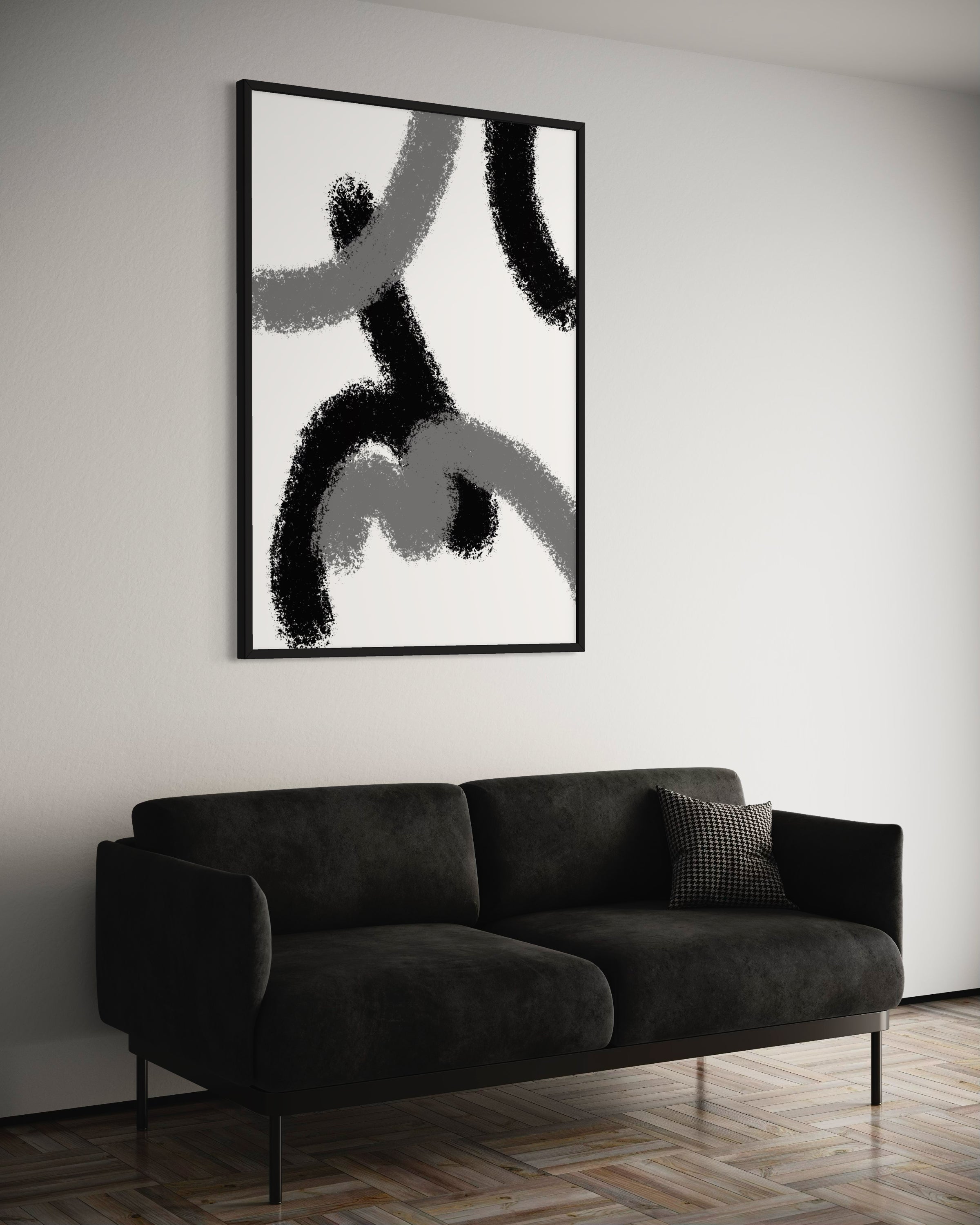 MONO FRAMED PRINT
