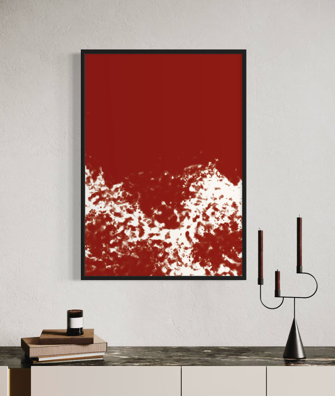 ROUGE FRAMED PRINT
