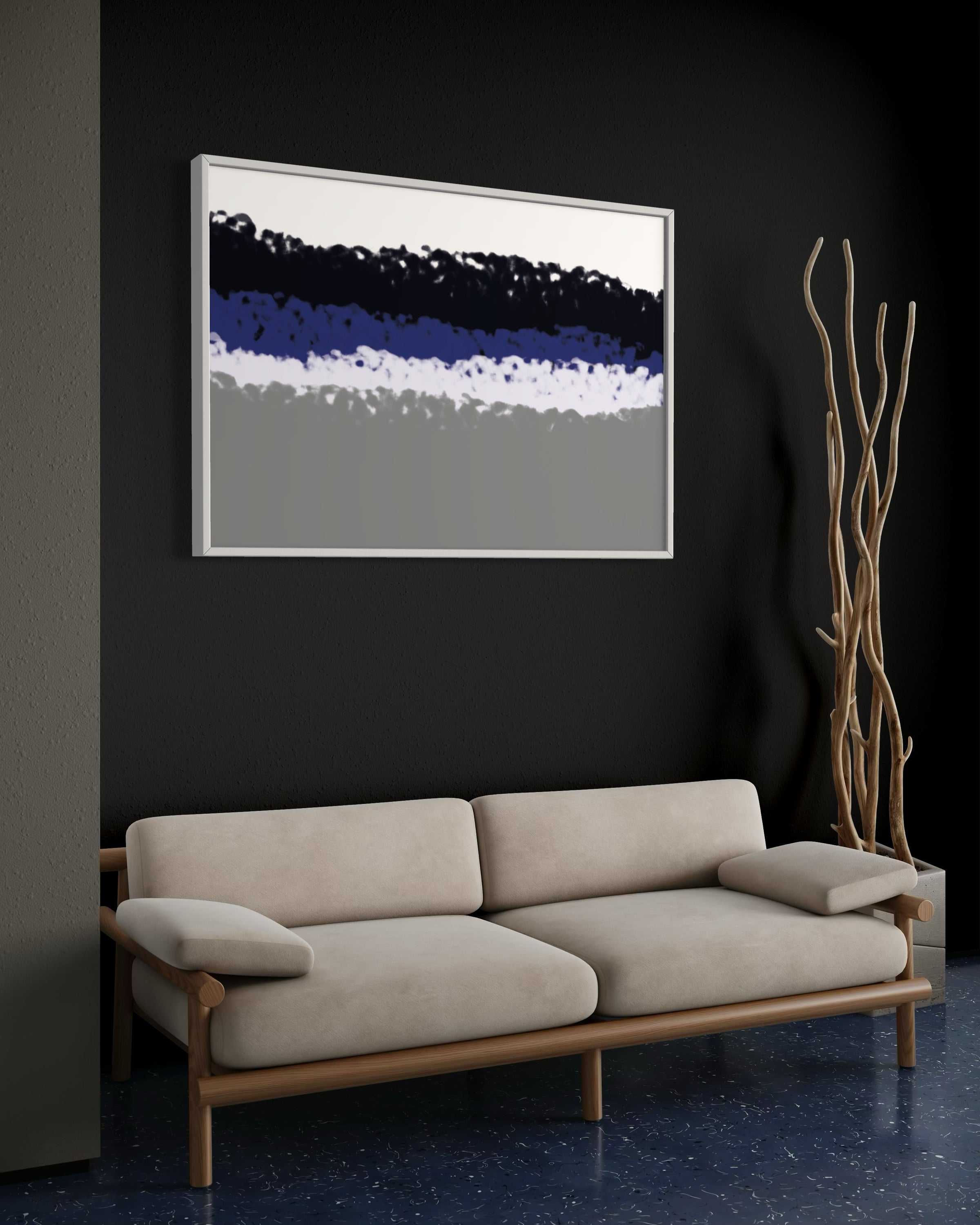 TRIDENT FRAMED PRINT