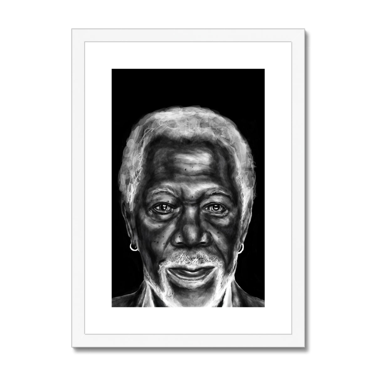 MORGAN FREEMAN Framed & Mounted Print