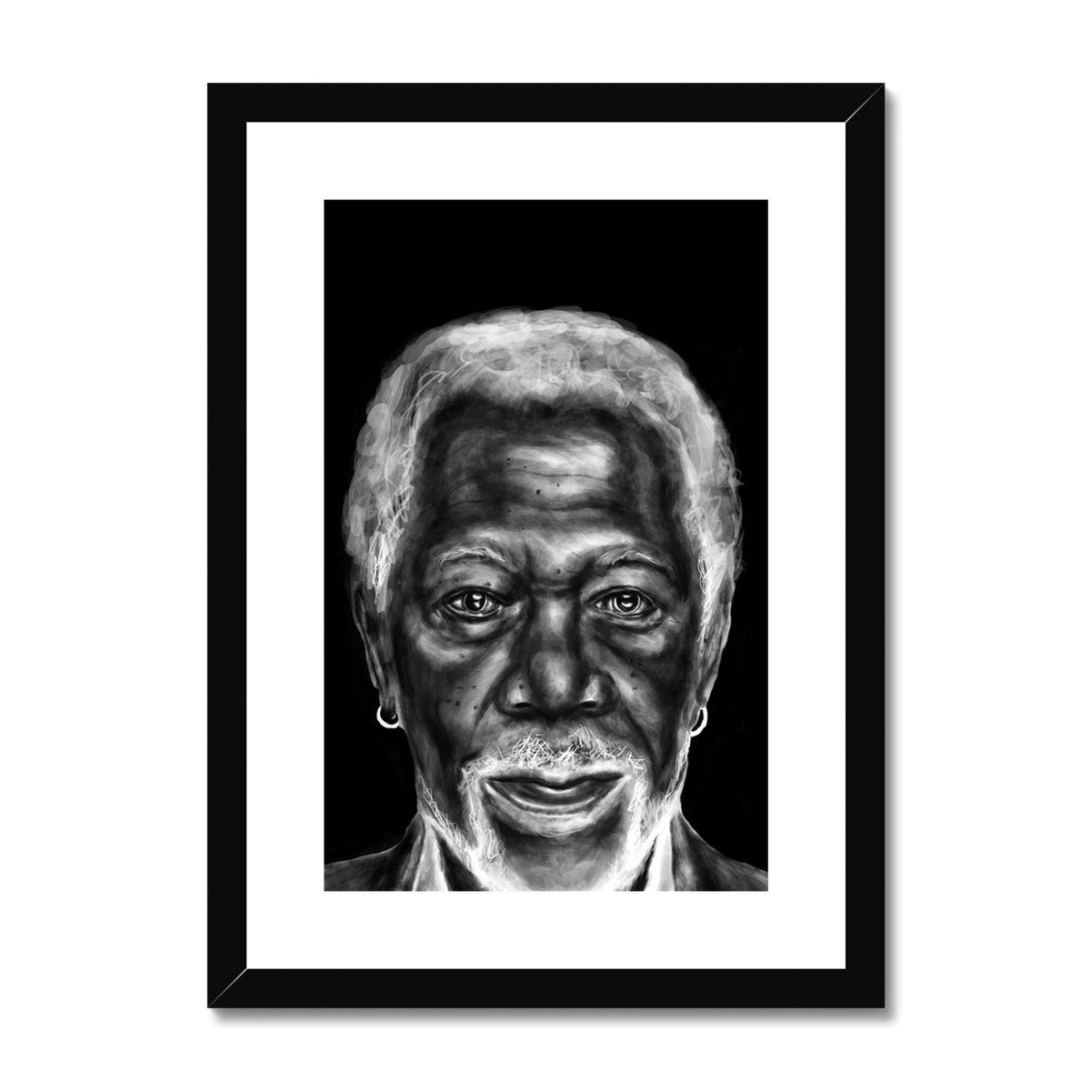 MORGAN FREEMAN Framed & Mounted Print