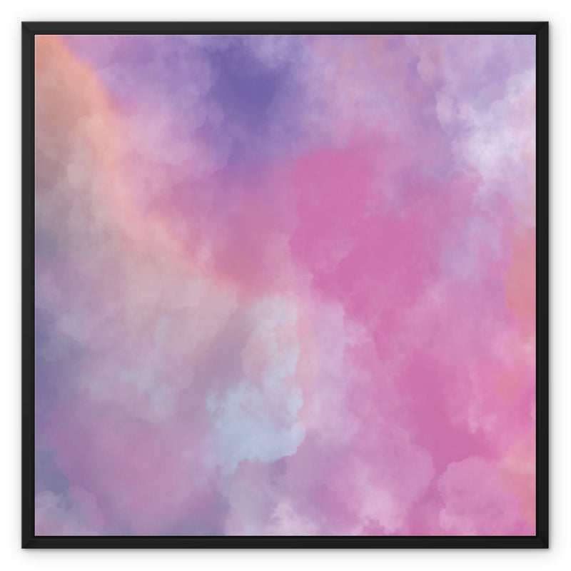 CANDYFLOSS (SQUARE) FRAMED CANVAS