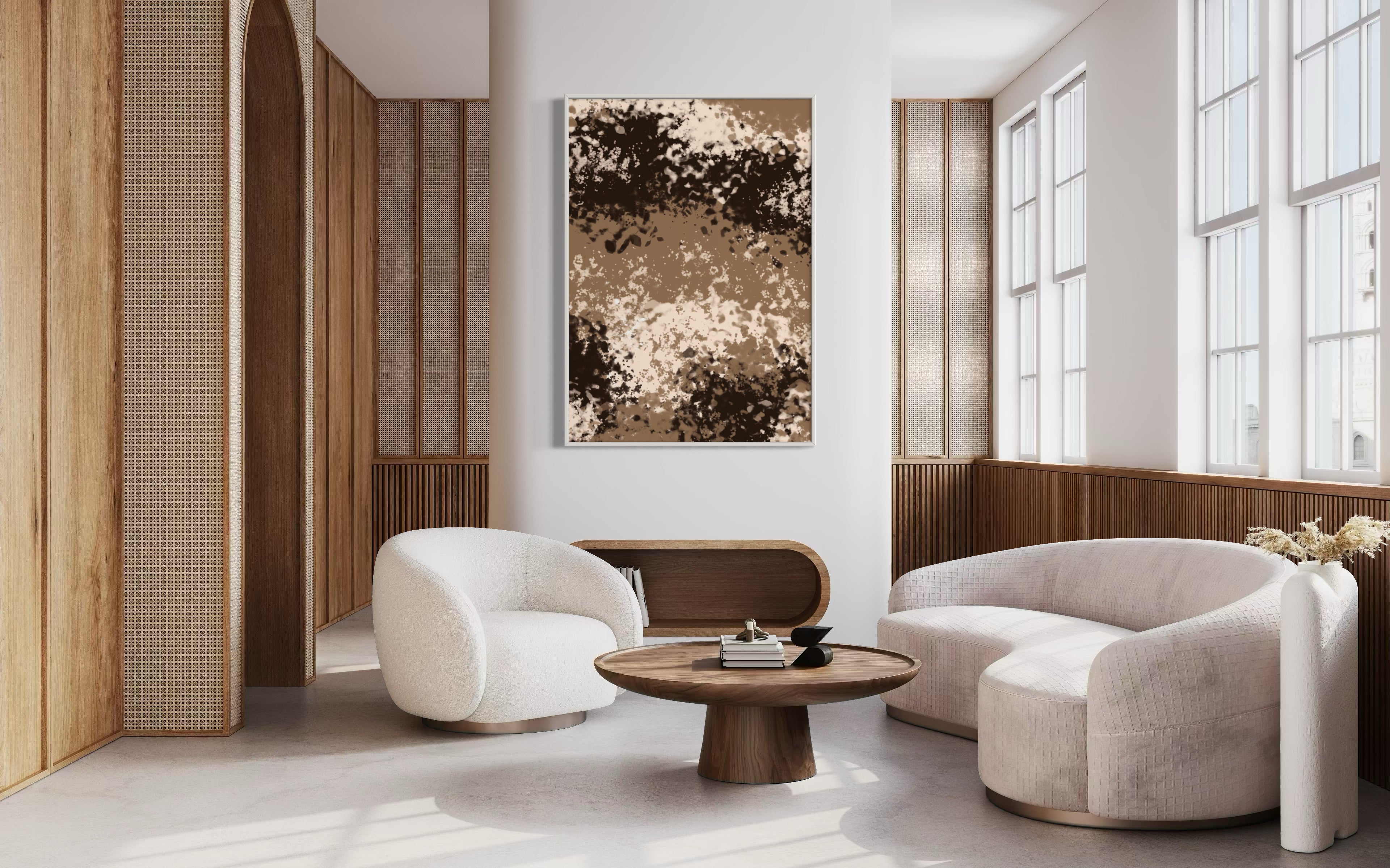 MOCHA FRAMED PRINT