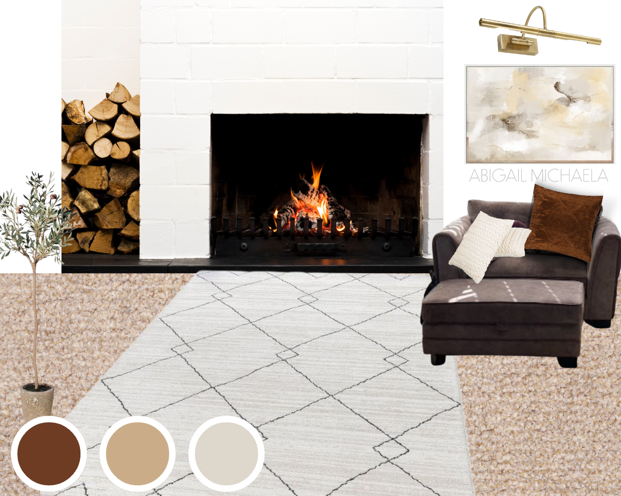 Neutral Living room Moodboard