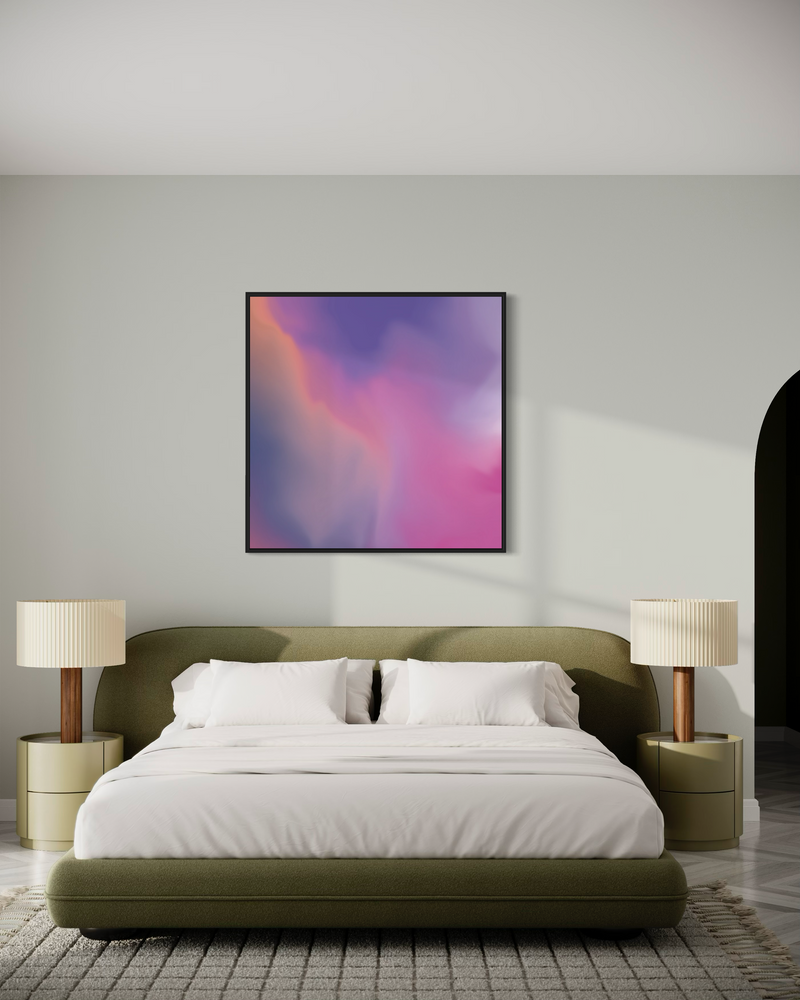 PINK DREAM (SQUARE) FRAMED CANVAS