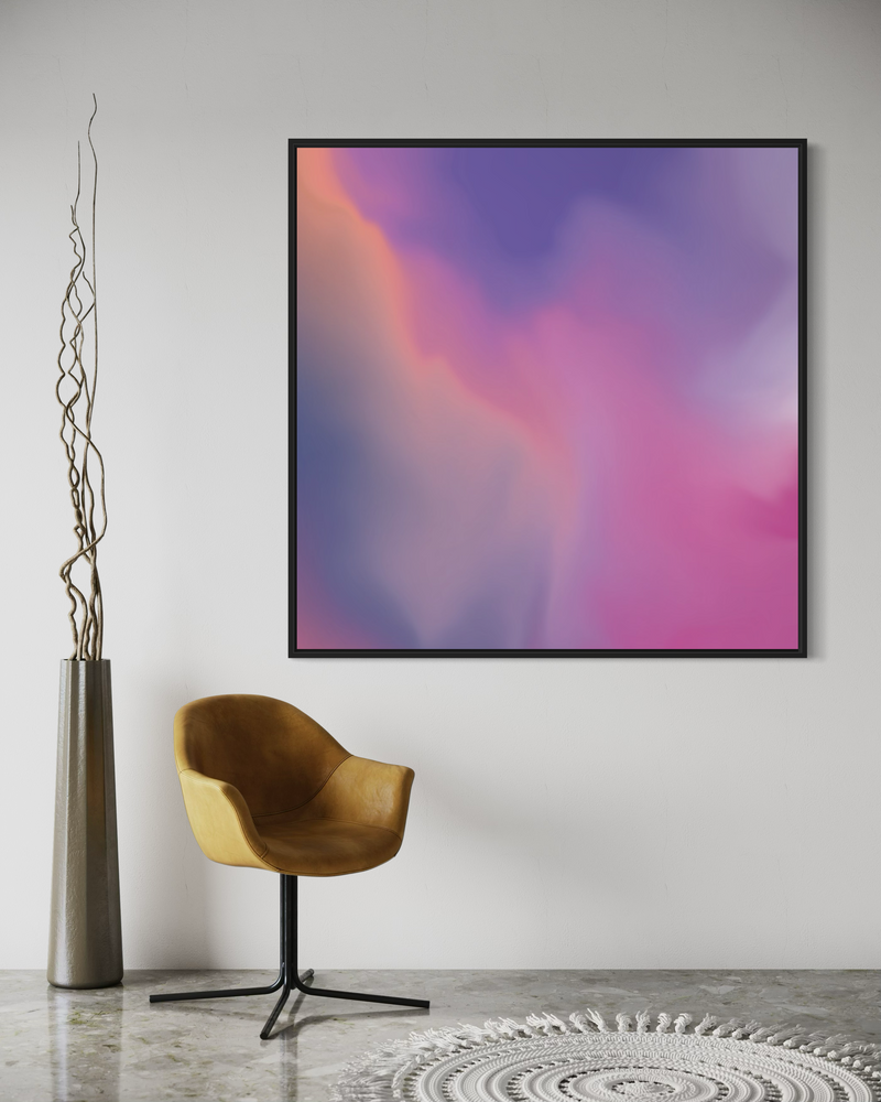 PINK DREAM (SQUARE) FRAMED CANVAS