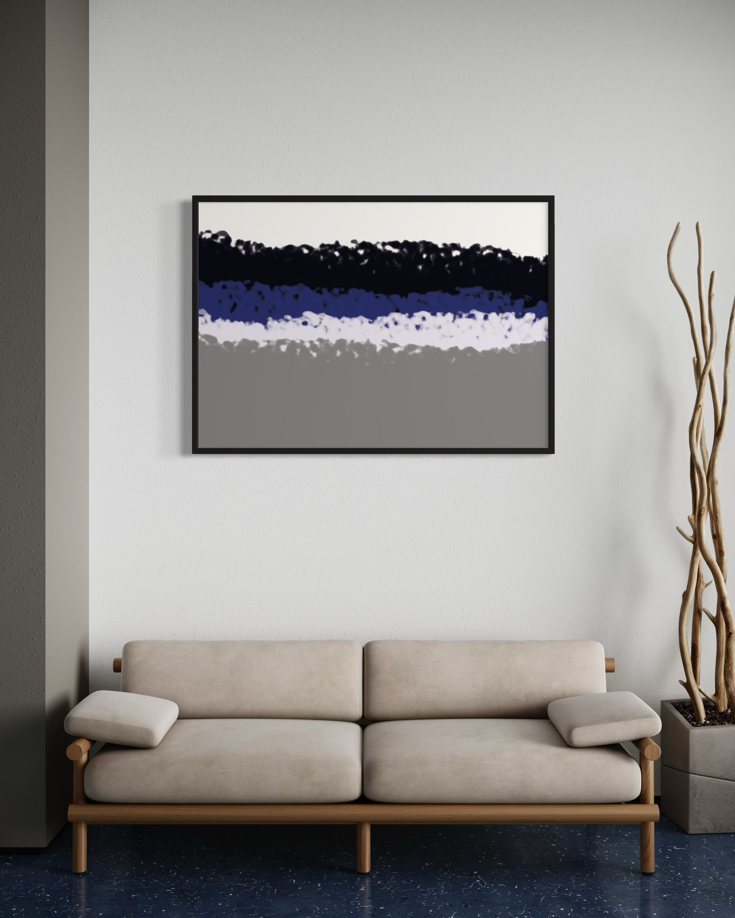 TRIDENT FRAMED PRINT