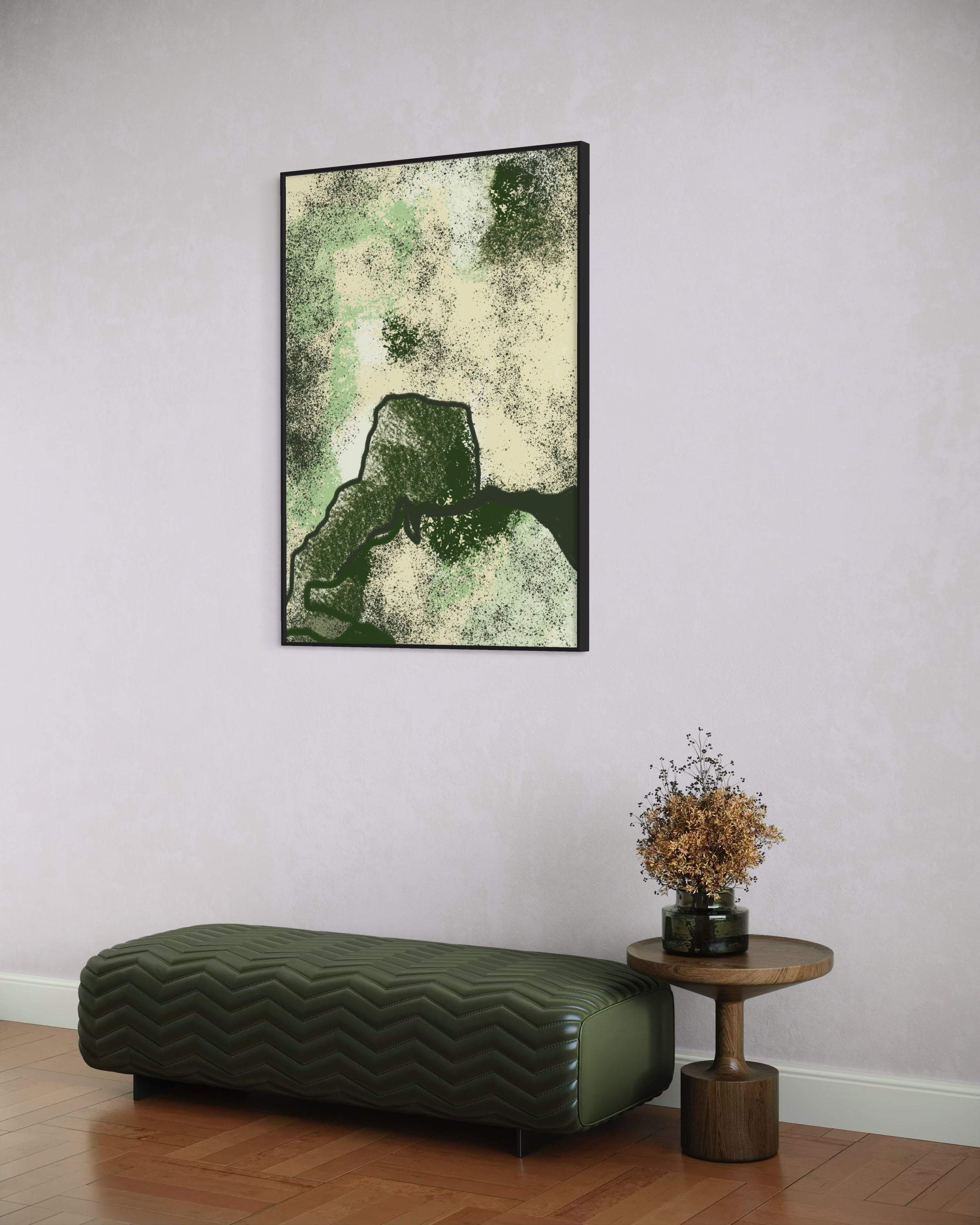 VERDANT TERRAIN FRAMED PRINT