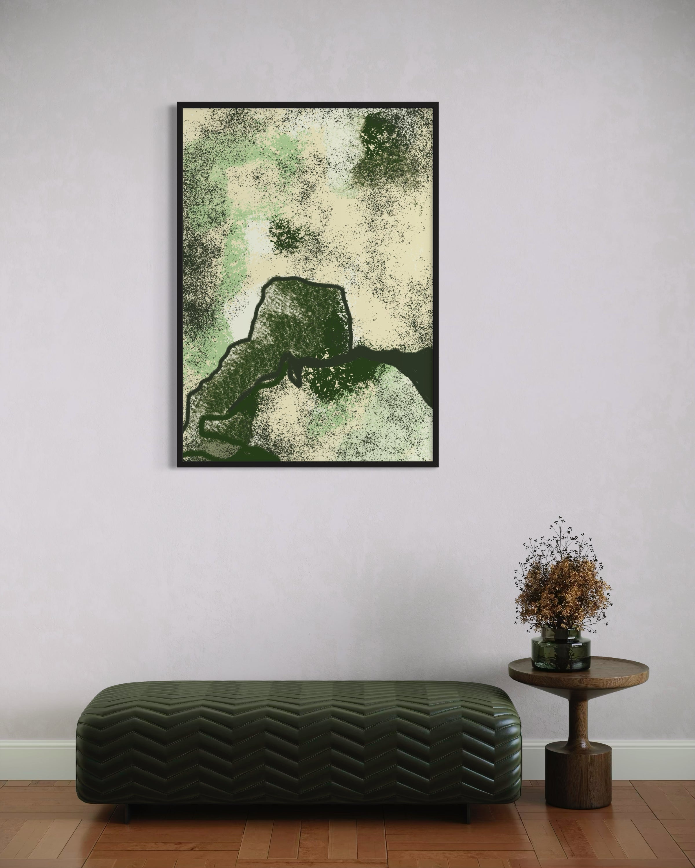 VERDANT TERRAIN FRAMED PRINT