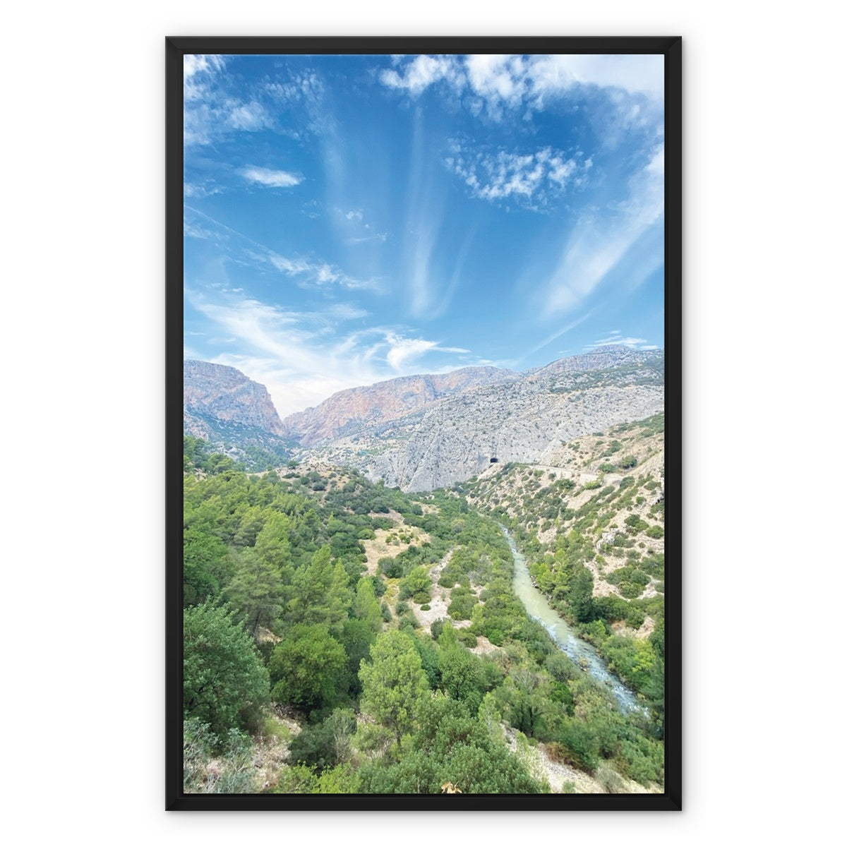 INTO THE WILDERNESS FRAMED CANVAS